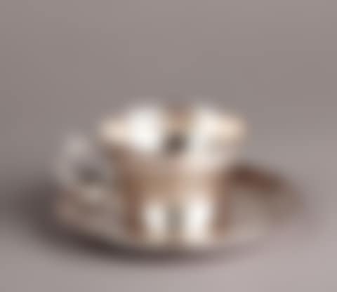 Cup with handle and saucer (preview)
