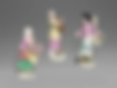 THREE MEISSEN PORCELAIN "CRIS DE PARIS" FIGURES OF FISH AND GAME SELLERS (preview)