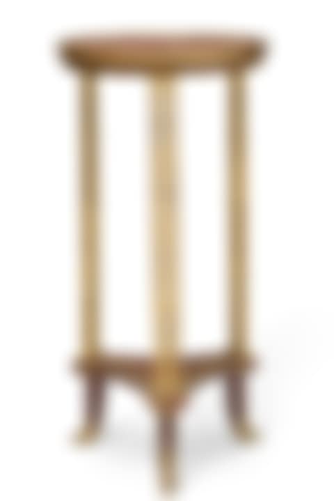 A FRENCH ORMOLU-MOUNTED AMBOYNA AND AMARANTH GUERIDON (preview)
