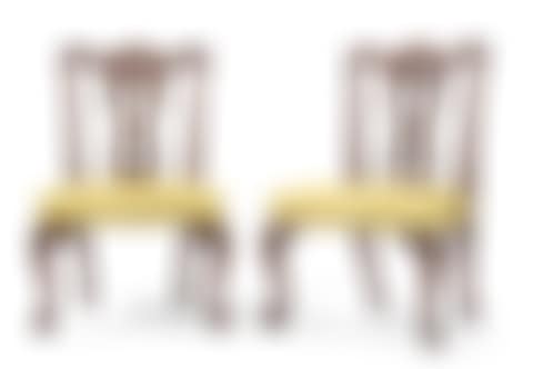 A PAIR OF GEORGE III MAHOGANY SIDE CHAIRS (preview)