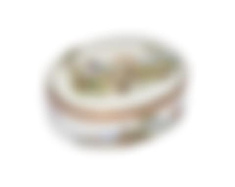 A GOLD-MOUNTED MEISSEN PORCELAIN OVAL SNUFF-BOX AND COVER (preview)