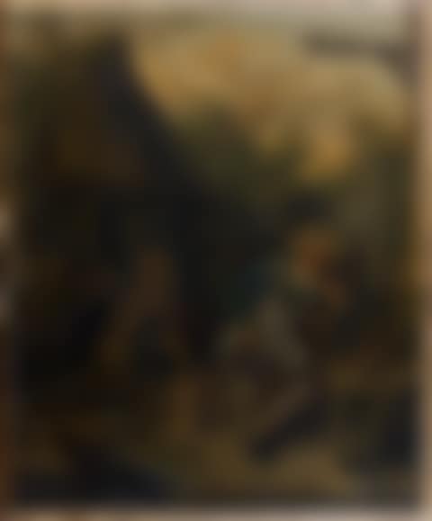 Smoker in front of an inn (preview)