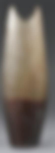 Ovoid glass vase with engraved decoration of ears of wheat (preview)