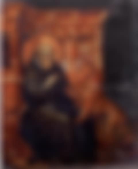 Saint Jerome in his study caring for the lion (preview)