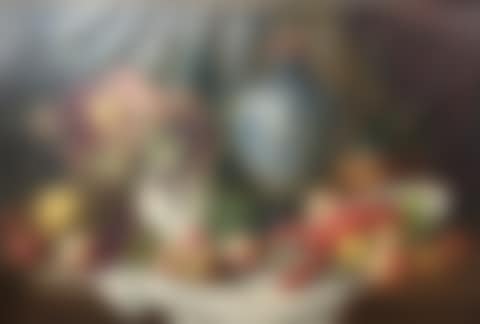 Still Life with fruit and lobster (preview)