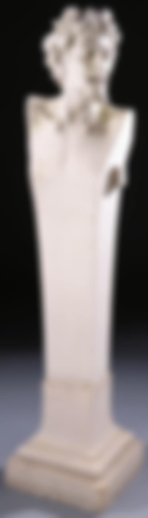 A CAST GARDEN HERM WITH SATYR BUST (preview)