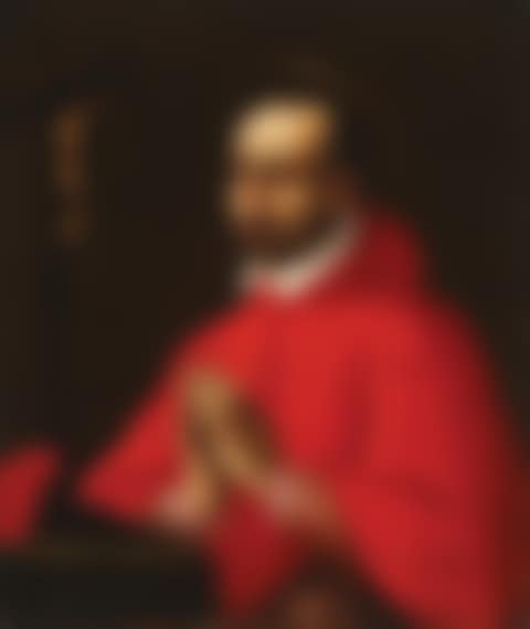 Saint Charles Borromeo at Prayer Before a Crucifix (preview)