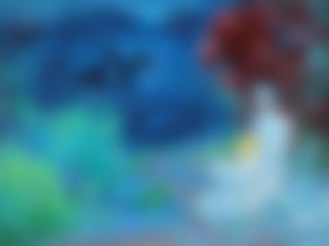 Mother and Child in a Landscape with Horse Rider in the Distance (preview)