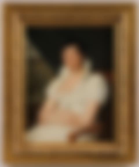 Portrait of a Woman Seated Near Window- (preview)