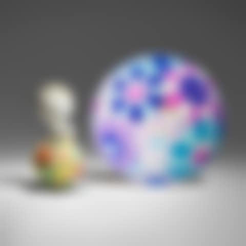 Oval (Mr. Wink, Cosmos Ball); MOCA Flowerball Charger (two works) (preview)