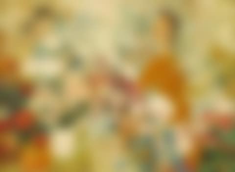 Two women with flowers (preview)