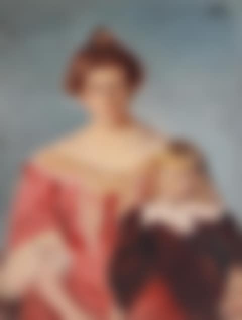Portrait of Henny Brodersen (1868-1960) with her son Fin (1900-1985) (preview)