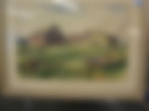 Country Landscape with a Barn (preview)
