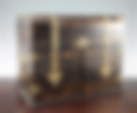 Victorian brass bound and coromandel liqueur set (preview)