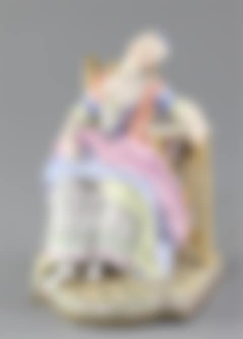 A Meissen seated figure of Sleeping Louise (preview)