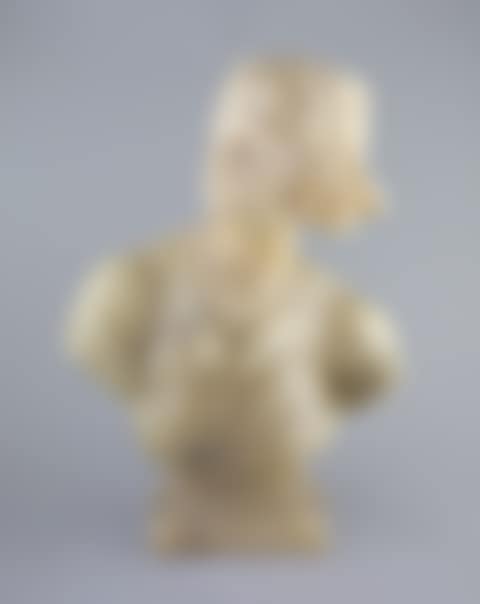 A carved Italian marble and alabaster study of a youth (preview)