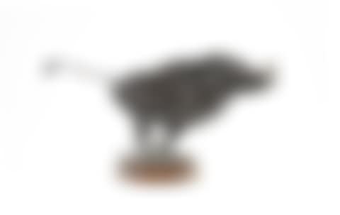 A bronze model of a running warthog (preview)