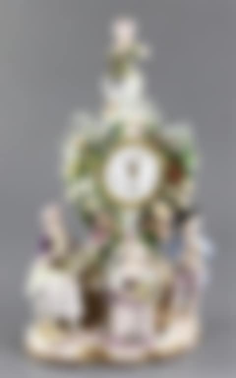 A Meissen porcelain mantel clock case (preview)
