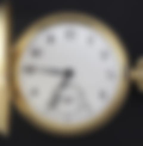 A 1940"s 18ct gold hunter keyless lever pocket watch (preview)