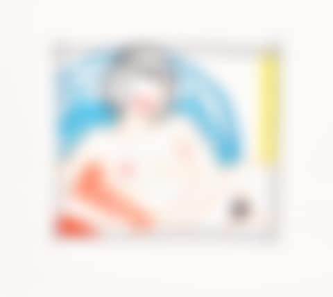 Monica Nude With Yellow Curtain (W.P.I. P91EA06) (preview)