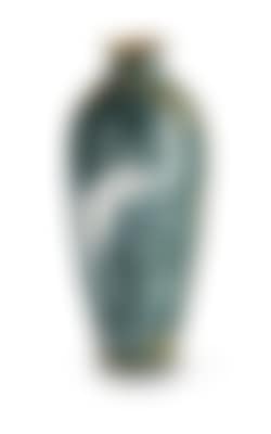 Vase mit Wassernymphe und vergoldetem Dekor mit arabesken Gräsern sowie Seerosen (preview)