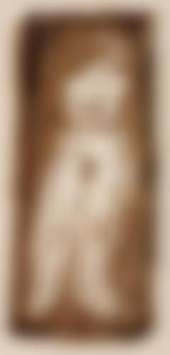 Two woodcuts: Pears, Standing Female Nude (preview)