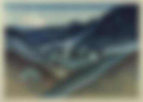 Three color woodcuts: Landscape with Village and Mount Fuji * Boat with Reflections * Black Girl with Bird (preview)